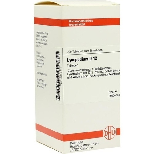 LYCOPODIUM D 12 Tabletten* 200 St