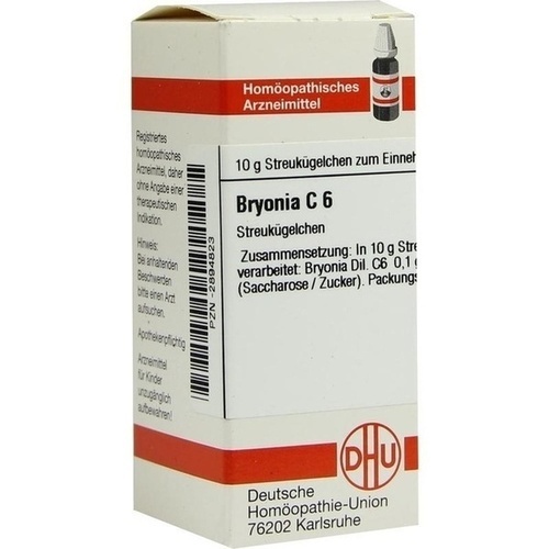 BRYONIA C 6 Globuli 10 g - Homöopathie - Arzneimittel - Unsere Produkt ...
