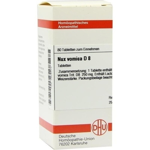 NUX VOMICA D 8 Tabletten* 80 St