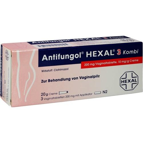 Antifungol Hexal 3 Kombi 3 Vag Tbl g Cr 1 P Vaginalpilz Haut Wundheilung Arzneimittel Easyapotheke