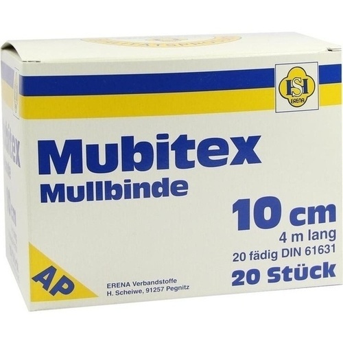 MUBITEX Mullbinden 10 cm ohne Cello