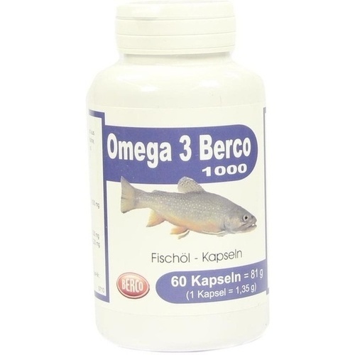 OMEGA-3 BERCO 1000 mg Kapseln 60 St  