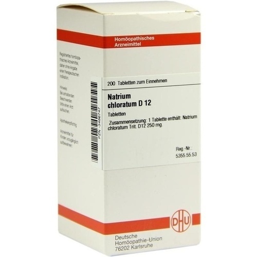NATRIUM CHLORATUM D 12 Tabletten* 200 St