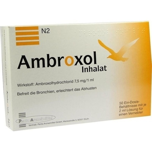 AMBROXOL Inhalat Lösung für einen Vernebler* 50x2 ml