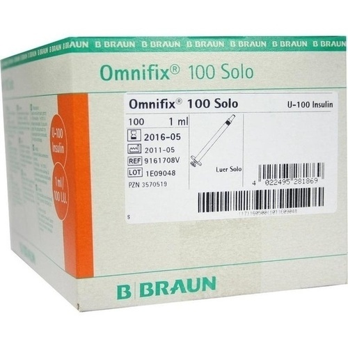 OMNIFIX Insulinspr.1 ml U100 100 St