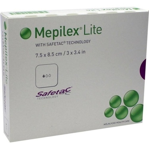 MEPILEX Lite Schaumverband 7,5x8,5 cm steril