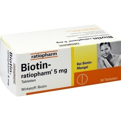 Biotin Ratiopharm 5mg Tabletten 03659722 Apotheker Com