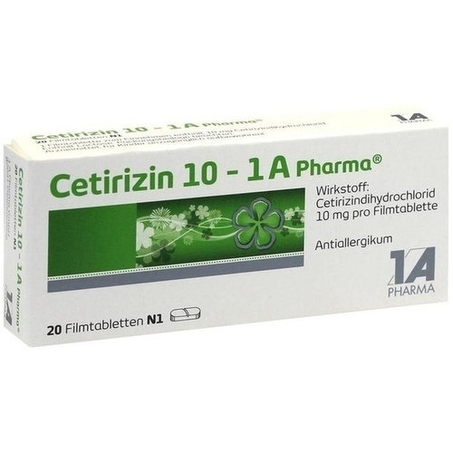 CETIRIZIN 10-1A Pharma Filmtabletten