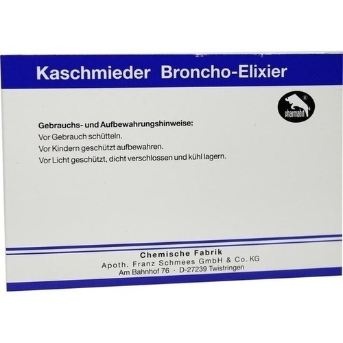 KASCHMIEDER Broncho Elixier vet. 6x18 ml