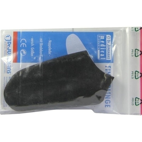 FINGERLING Nappaleder Gr.6 m.Bindeband