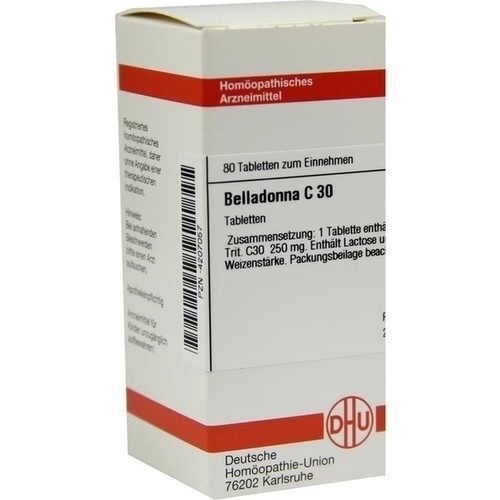 BELLADONNA C 30 Tabletten* 80 St