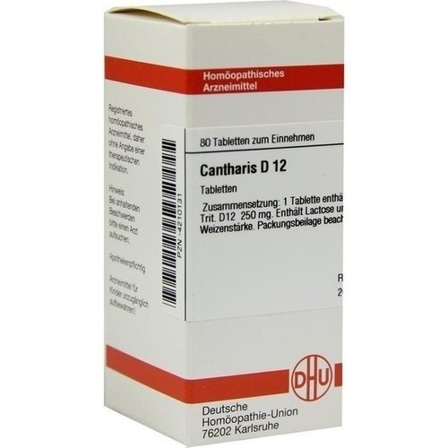 CANTHARIS D 12 Tabletten* 80 St