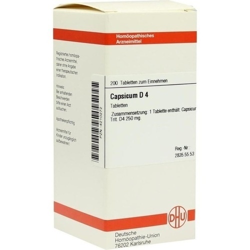 CAPSICUM D 4 Tabletten