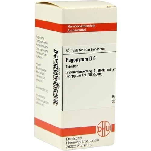 FAGOPYRUM D 6 Tabletten* 80 St