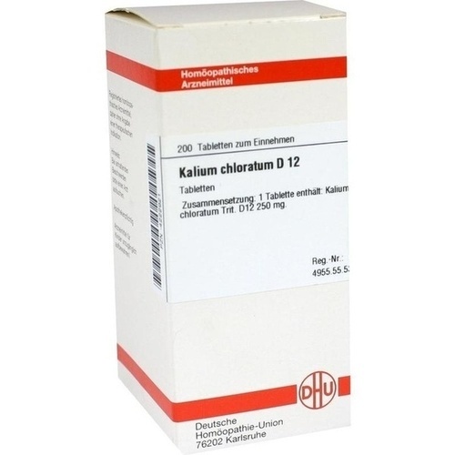 KALIUM CHLORATUM D 12 Tabletten
