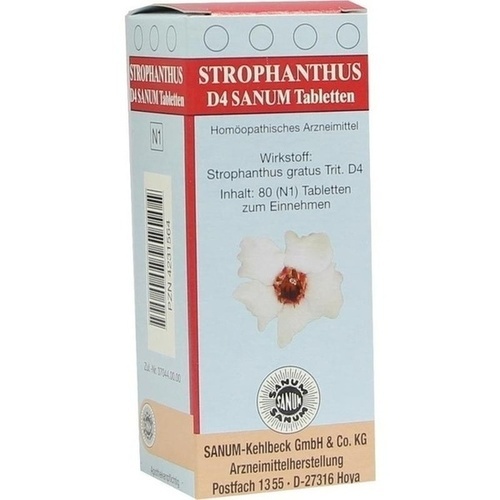STROPHANTHUS D 4 Sanum Tabletten* 80 St