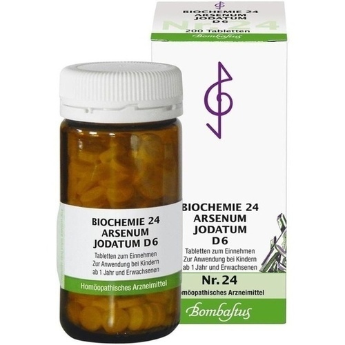 BIOCHEMIE 24 Arsenum jodatum D 6 Tabletten