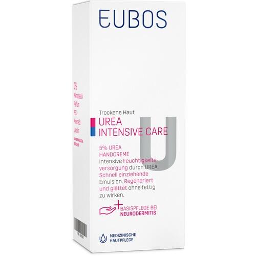 EUBOS TROCKENE HAUT 5% Urea Handcreme GRATISPROBE