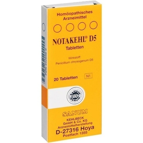 NOTAKEHL D 5 Tabletten* 20 St