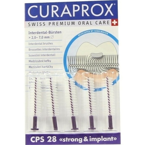 CURAPROX CPS 28 Interdentalb. violett 5 St