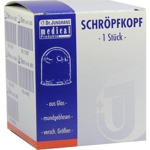 SCHRÖPFKOPF 5 cm Glas 1 St.