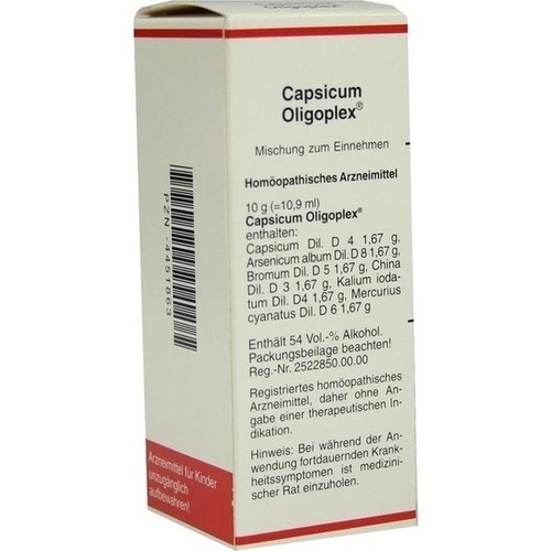 CAPSICUM OLIGOPLEX Liquidum* 50 ml
