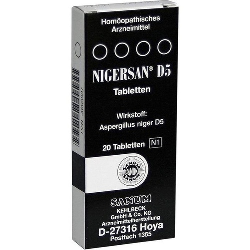 NIGERSAN D 5 Tabletten* 20 St