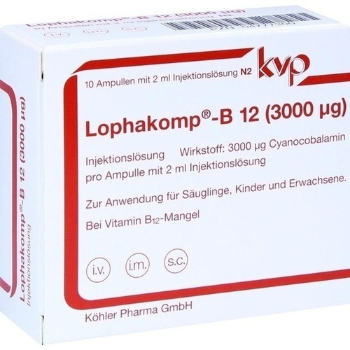 LOPHAKOMP B12 3.000 μg Injektionslösung