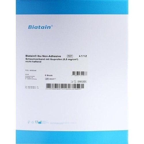 Biatain Ibu Schaumverband 10x20 cm nicht haftend