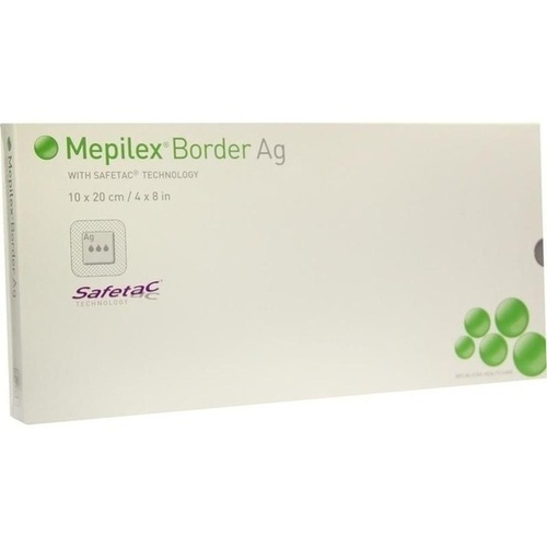 MEPILEX Border Ag Schaumverb.10x20 cm steril