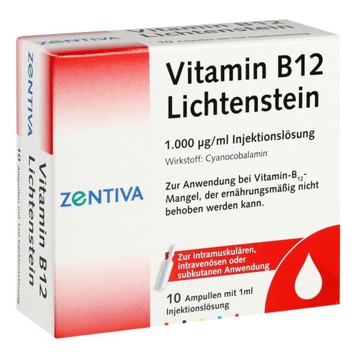 drijvend oorsprong ik luister naar muziek VITAMIN B12 1.000 μg Lichtenstein Ampullen 10X1 ml - Cardiovascula - All  Medicine - arzneiprivat