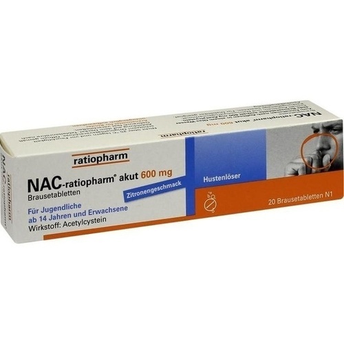 NAC ratiopharm akut 600 mg Hustenlöser Brausetabletten