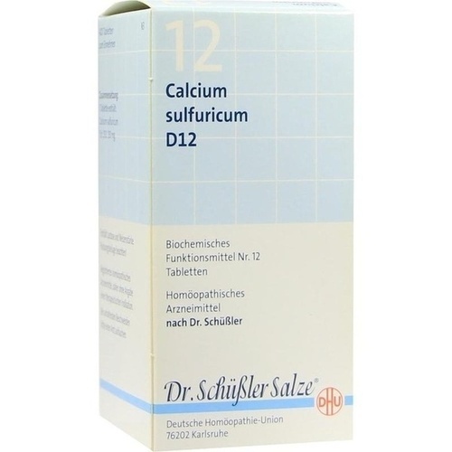 BIOCHEMIE DHU 12 Calcium sulfuricum D 12 Tabletten* 420 St