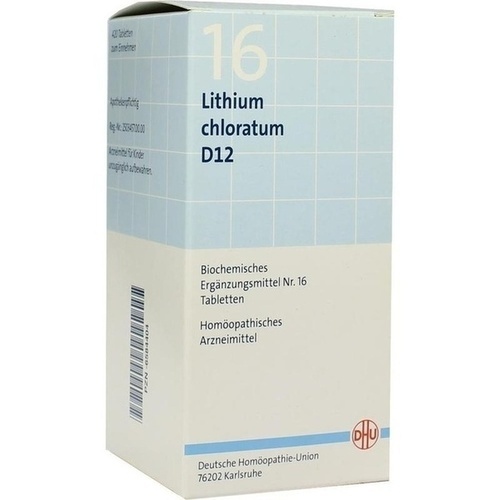 BIOCHEMIE DHU 16 Lithium chloratum D 12 Tabletten* 420 St