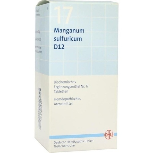 BIOCHEMIE DHU 17 Manganum sulfuricum D 12 Tabl.* 420 St