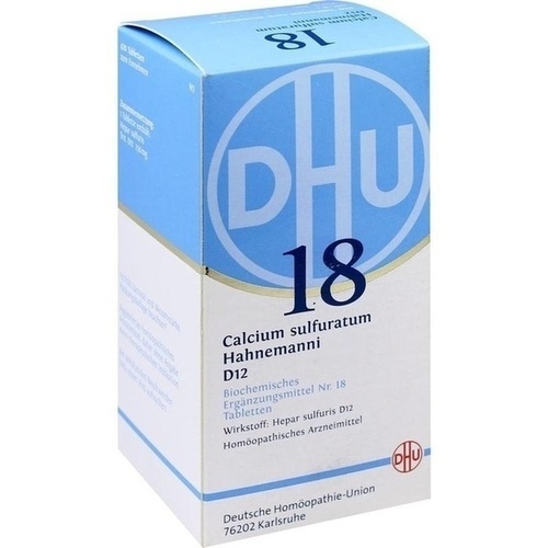 BIOCHEMIE DHU 18 Calcium sulfuratum D 12 Tabletten* 420 St