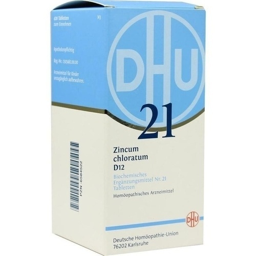 BIOCHEMIE DHU 21 Zincum chloratum D 12 Tabletten* 420 St