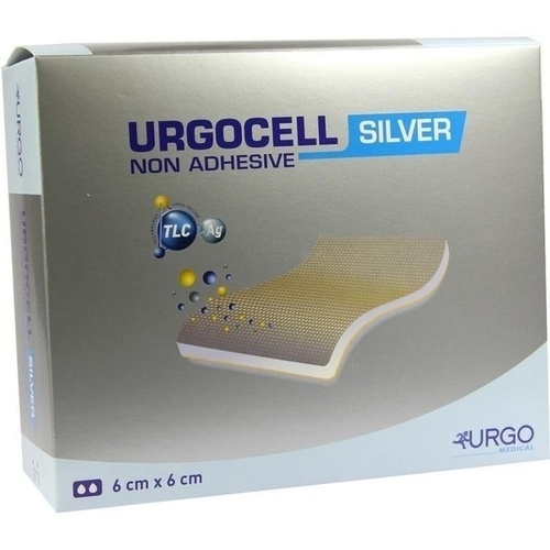 URGOCELL silver non Adhesive Verband 6x6 cm 10 St