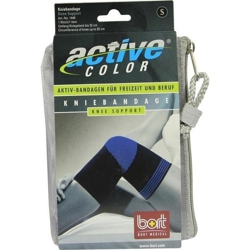 BORT ActiveColor Kniebandage S schwarz