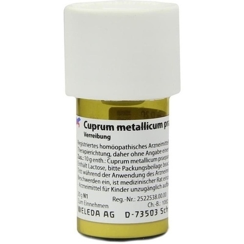 CUPRUM METALLICUM praep. D 20 Trituration* 20 g