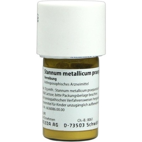 STANNUM METALLICUM praeparatum D 12 Trituration* 20 g