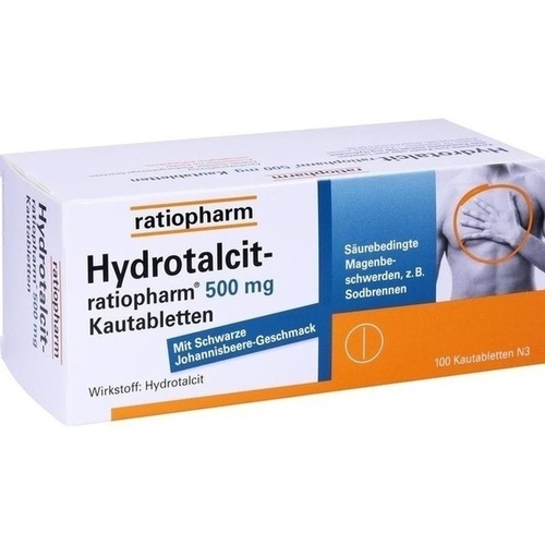 HYDROTALCIT-ratiopharm 500 mg Kautabletten