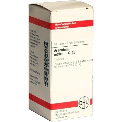 ARGENTUM NITRICUM C 30 Tabletten* 80 St