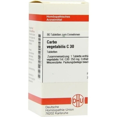 CARBO VEGETABILIS C 30 Tabletten