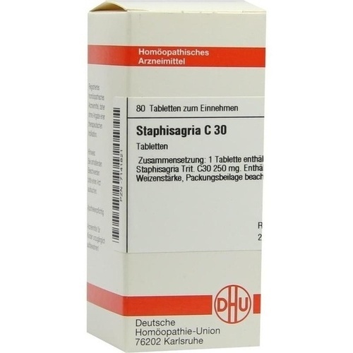STAPHISAGRIA C 30 Tabletten* 80 St
