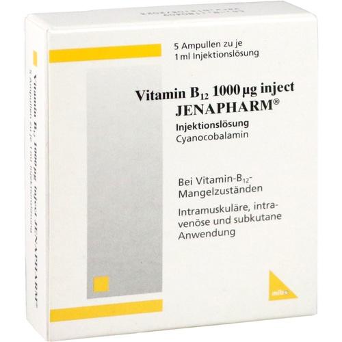 VITAMIN B12 1.000 μg Inject Jenapharm Ampullen* 5 St