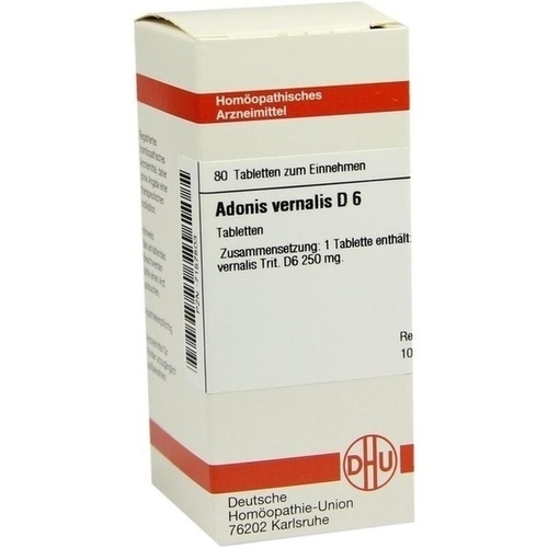 ADONIS VERNALIS D 6 Tabletten* 80 St