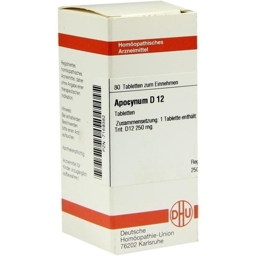 APOCYNUM D 12 Tabletten* 80 St
