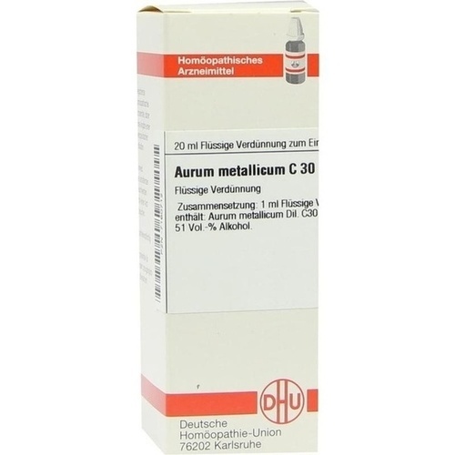 AURUM METALLICUM C 30 Dilution* 20 ml