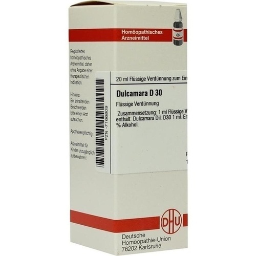 DULCAMARA D 30 Dilution 20 ml - DHU Arzneimittel - Markenshop ...
